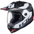 Dual Sport Helmet Black/White/Red Small I2019