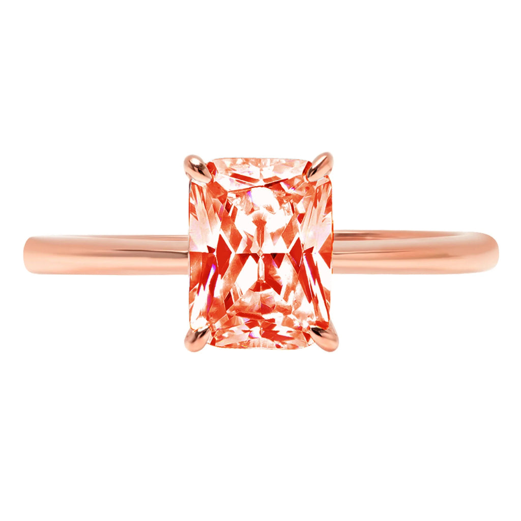 18K Rose Gold Solitaire Ring M81521