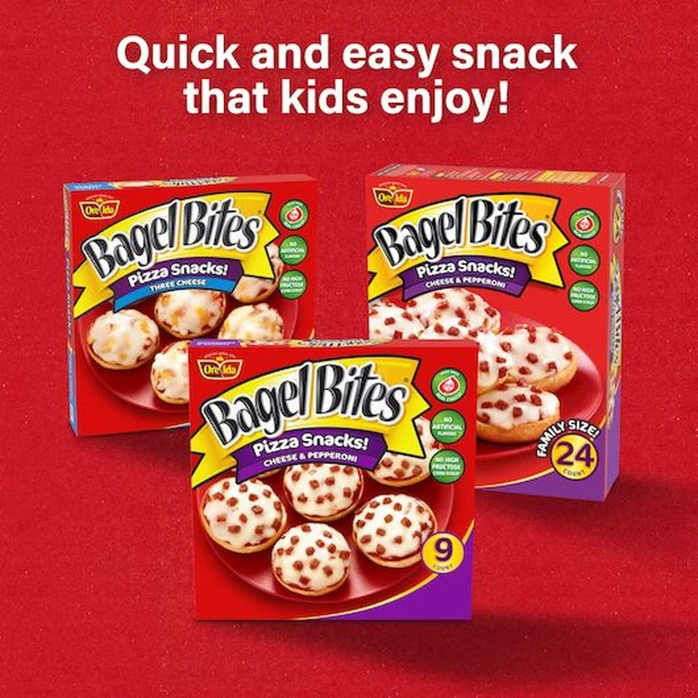 Pepperoni and Cheese Mini Bagel Bite, 7 Ounce, 8 per case G4214