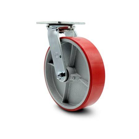 8x22 x 2x22 Polyurethane Wheel Swivel Caster C43069