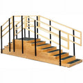 Two-Sided Convertible Training Stairs with Platform Z9924