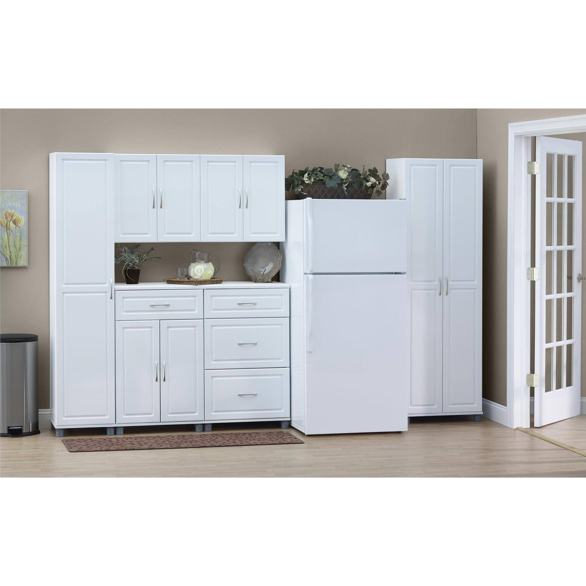 White 3-Drawer Storage Cabinet V3390