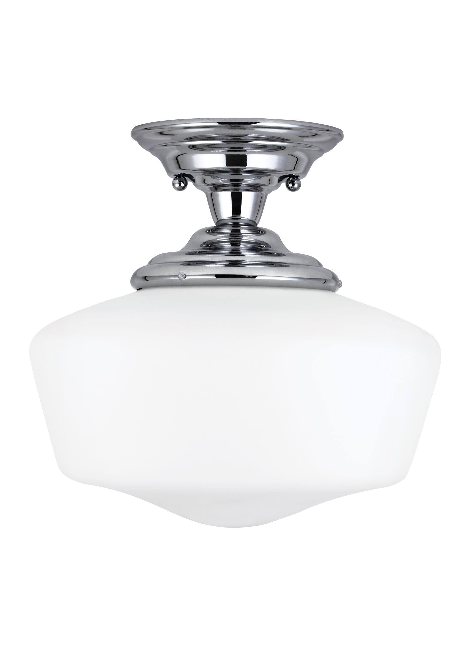 Chrome Semi Flush Mount Light R872818