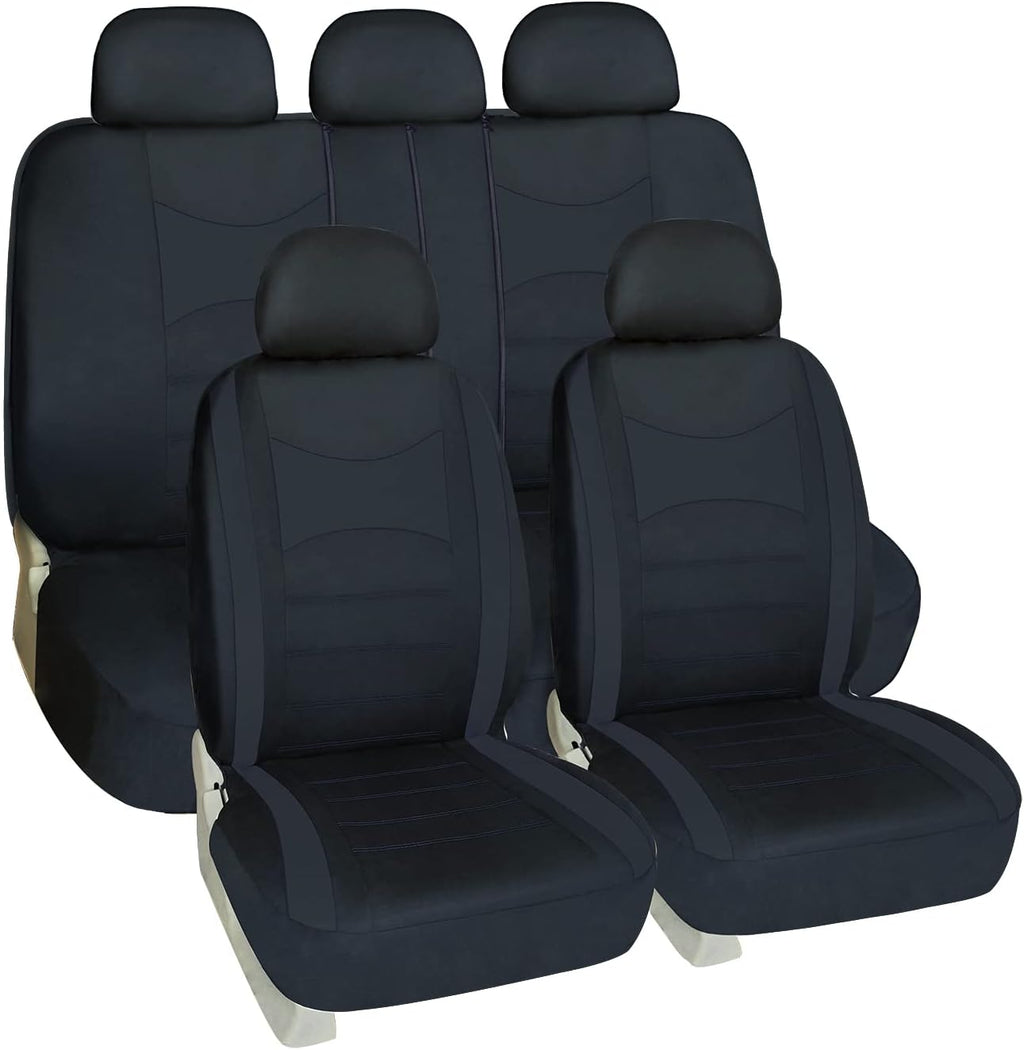 Black Full Set Car Seat Covers U35372