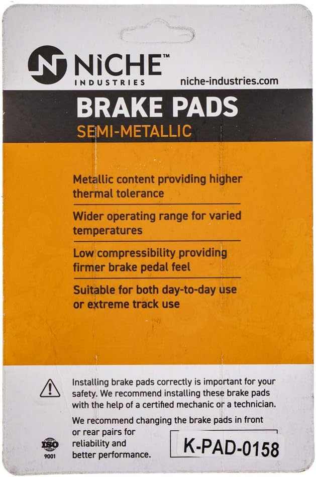Brake Pad Set Semi-Metallic Pack of 2 E122