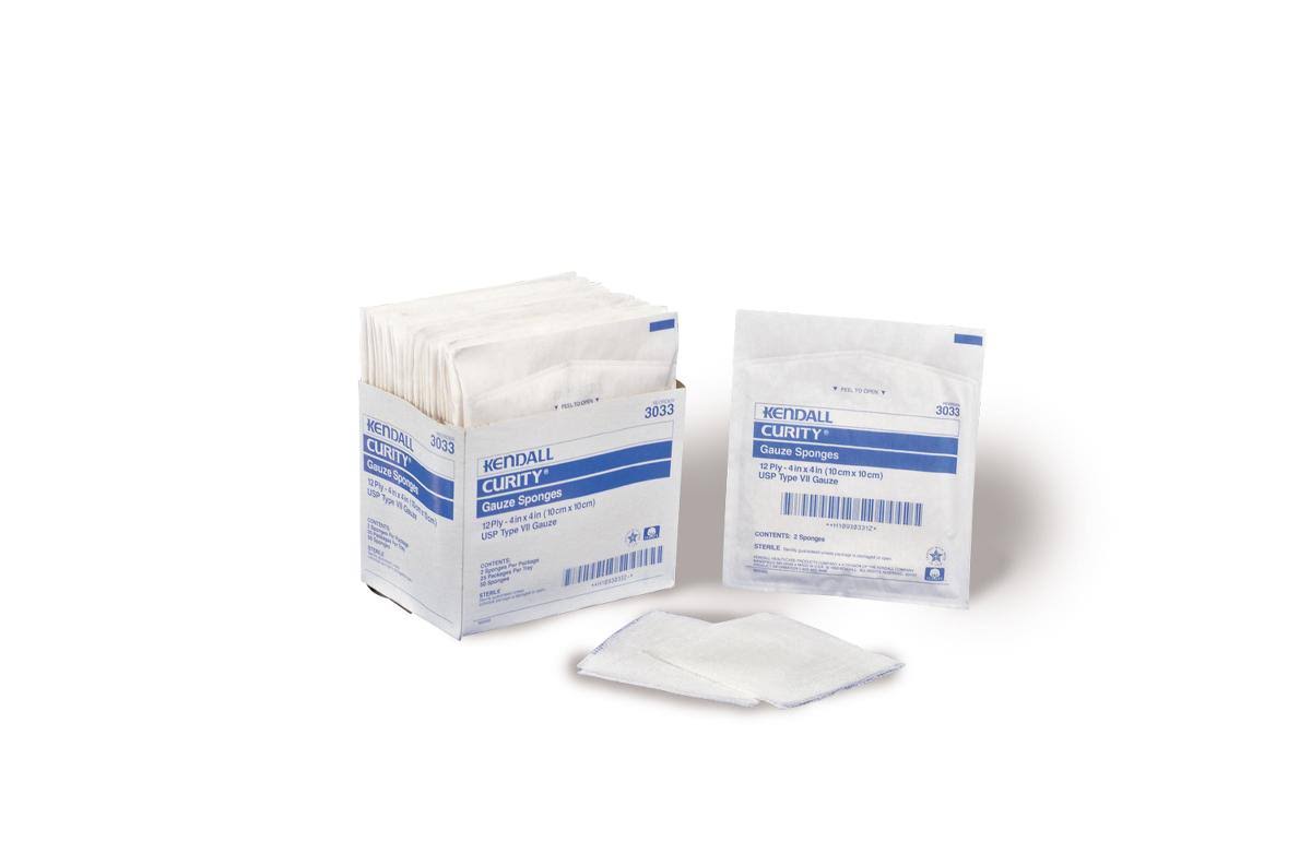 Sterile 12-Ply Gauze Pad 4x22 x 8 W4016