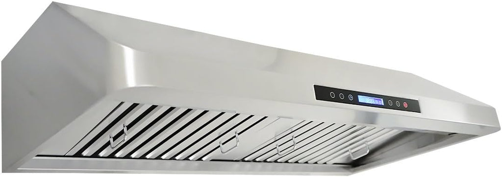 Under Cabinet Wall Mount Range Hood 900 CFM Stainless Steel Baffle Filters U830854