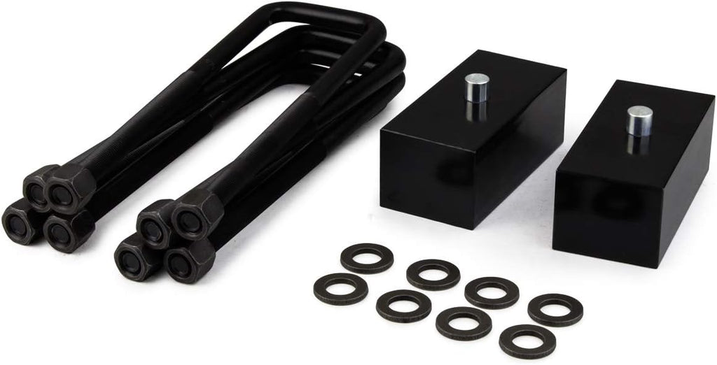 3" Front 2" Rear Leveling Lift Kit with Torsion Keys, Rear Blocks, HD Ubolts, Extended Shock Brackets Y877
