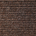 Heavy-Duty Ribbed Indoor/Outdoor Carpet with Rubber Marine Backing - Tuscan Brown 6 x 20 O3867