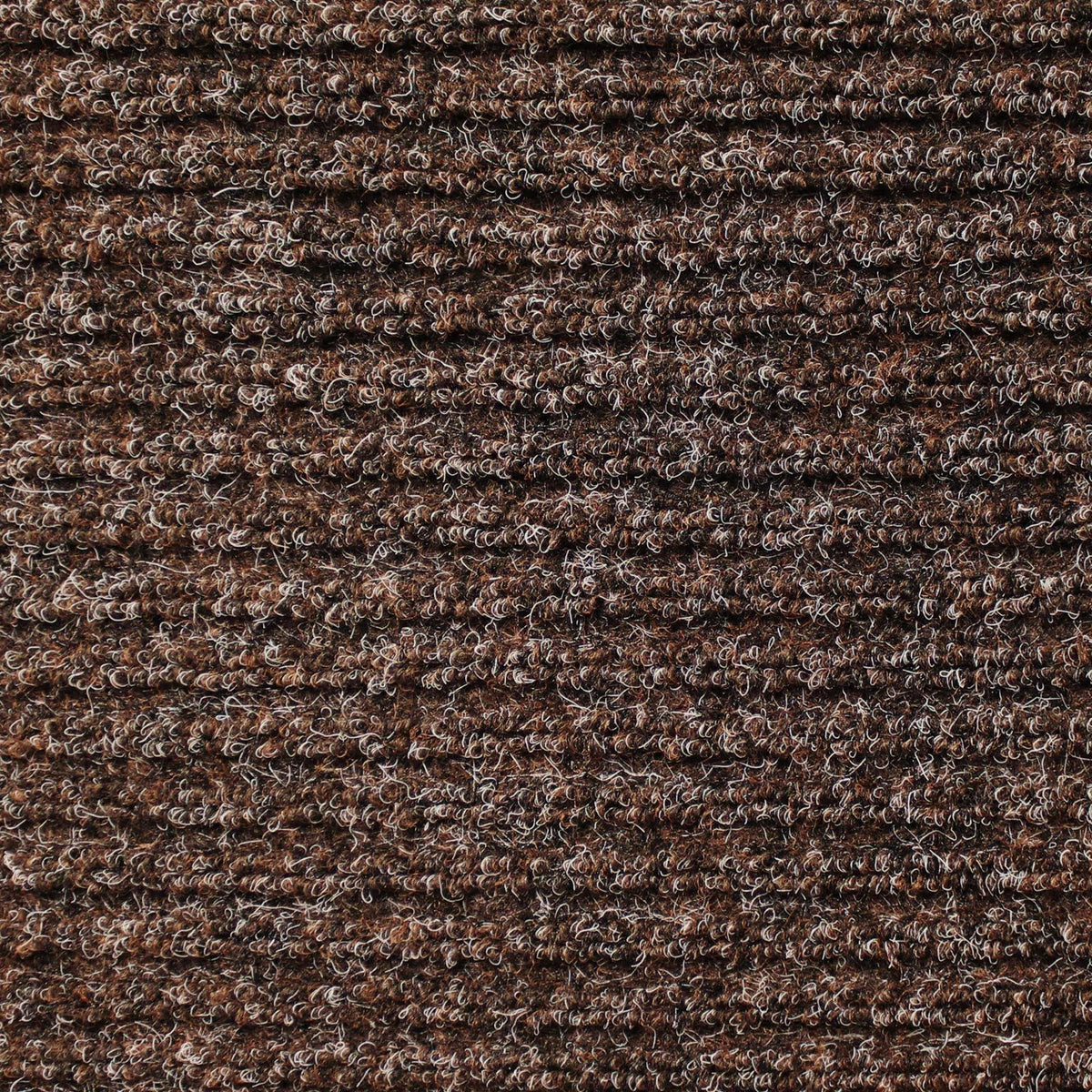 Heavy-Duty Ribbed Indoor/Outdoor Carpet with Rubber Marine Backing - Tuscan Brown 6 x 20 O3867