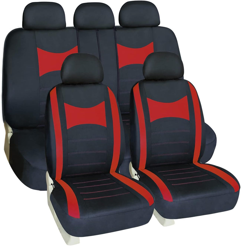 Black Full Set Car Seat Covers U35372
