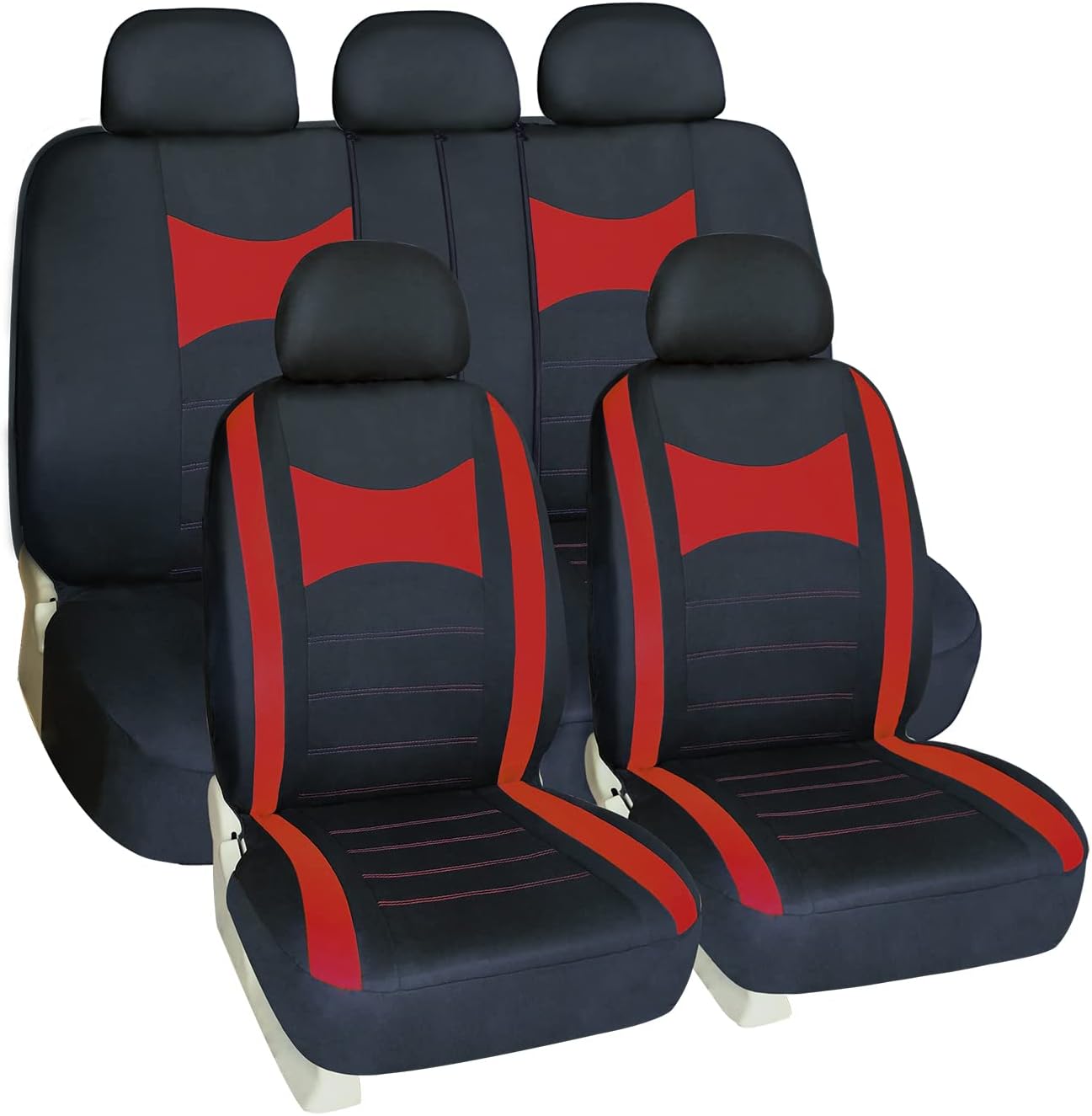 Black Full Set Car Seat Covers U35372
