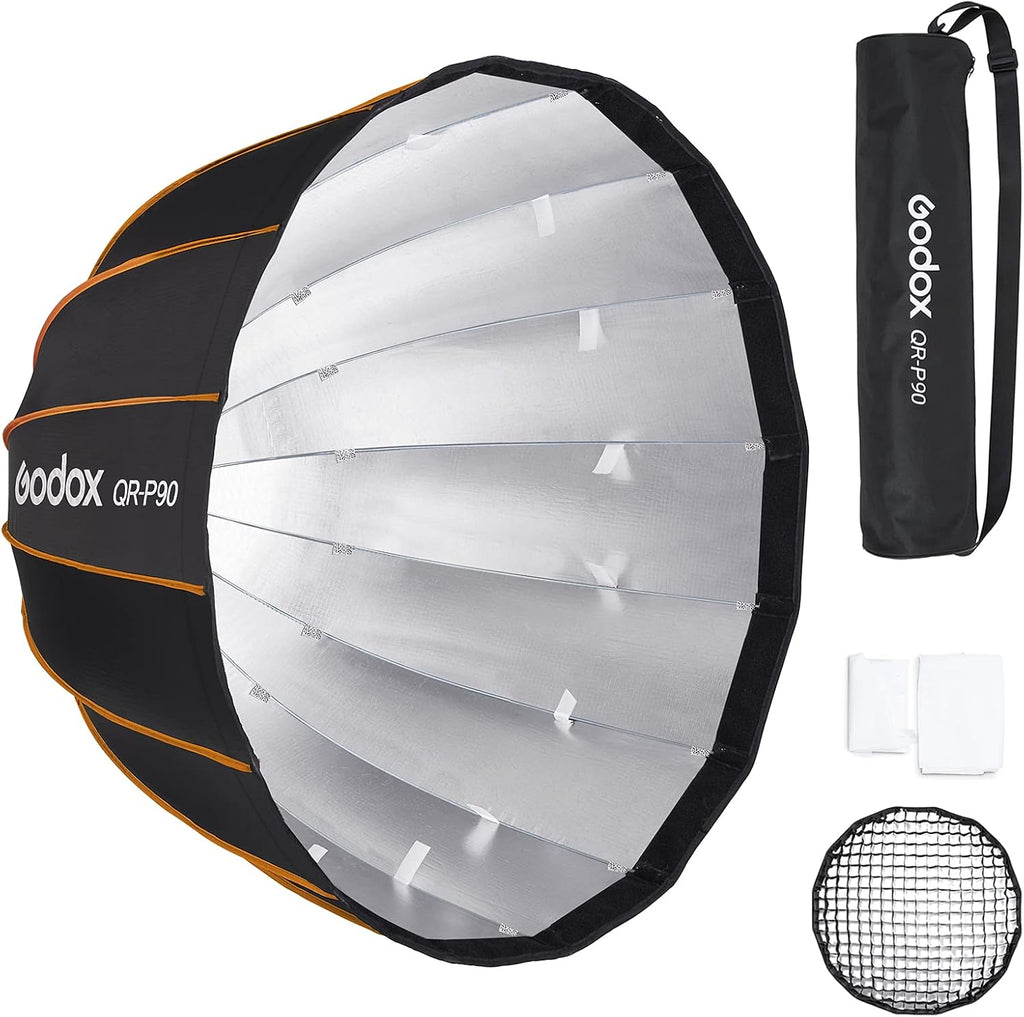Deep Parabolic Softbox with Grid and Carrying Bag C520
