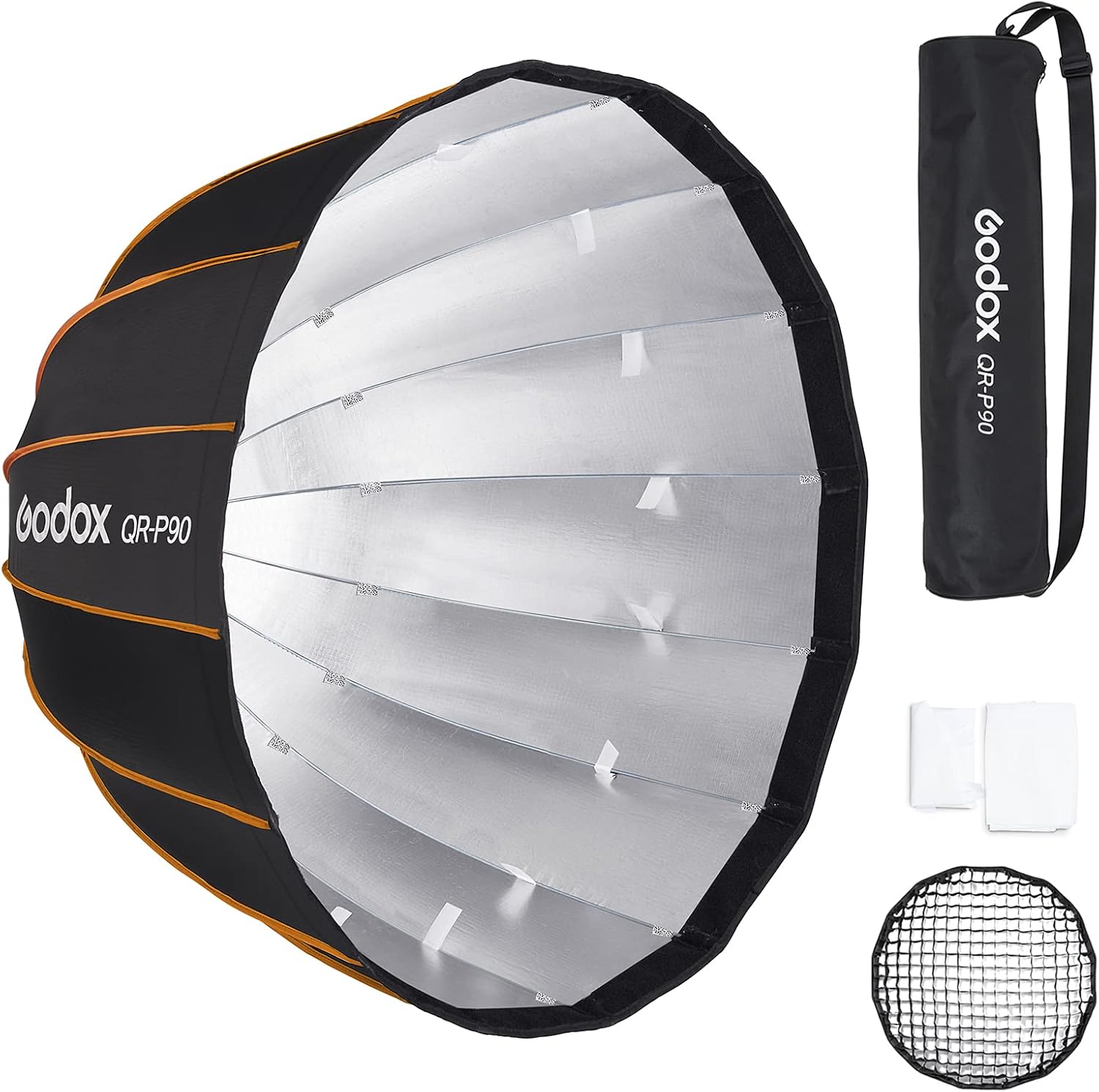 Deep Parabolic Softbox with Grid and Carrying Bag C520