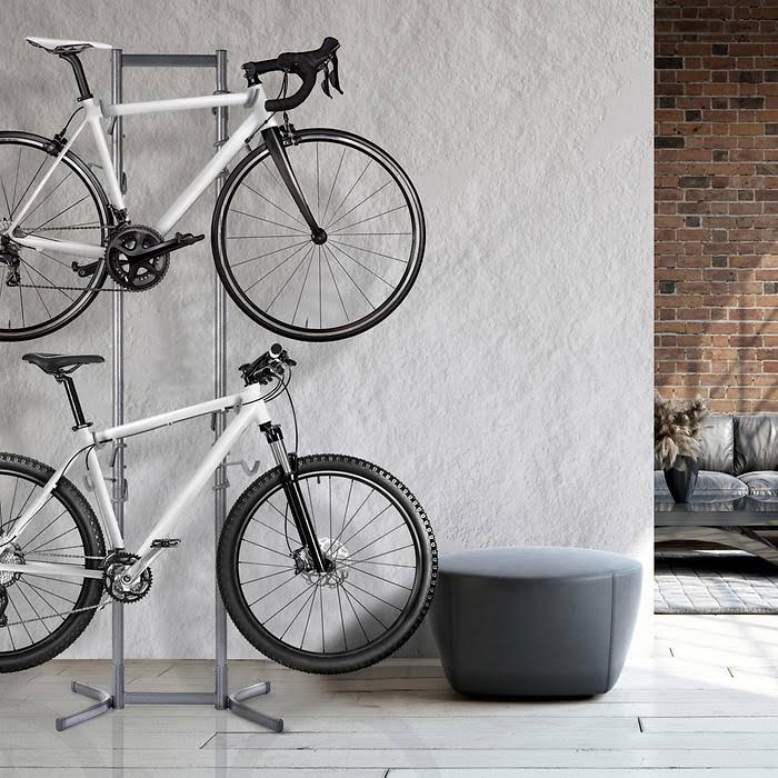 Free Standing Four-Bike Storage Rack O26572