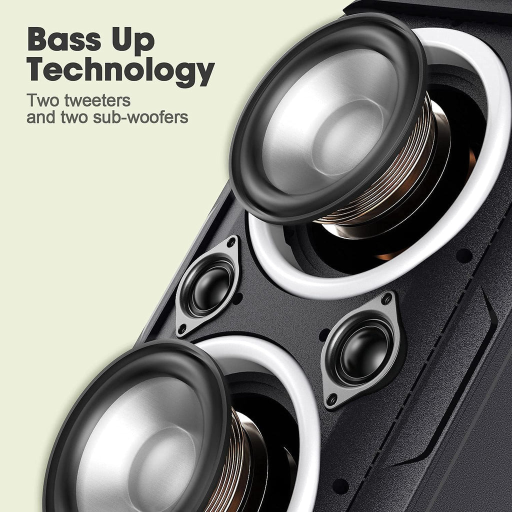 80W Bluetooth Speaker with LED Lights K972