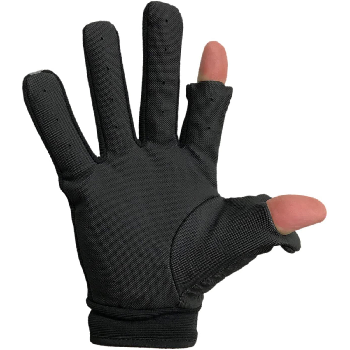 Black Slit Finger Gloves O35012