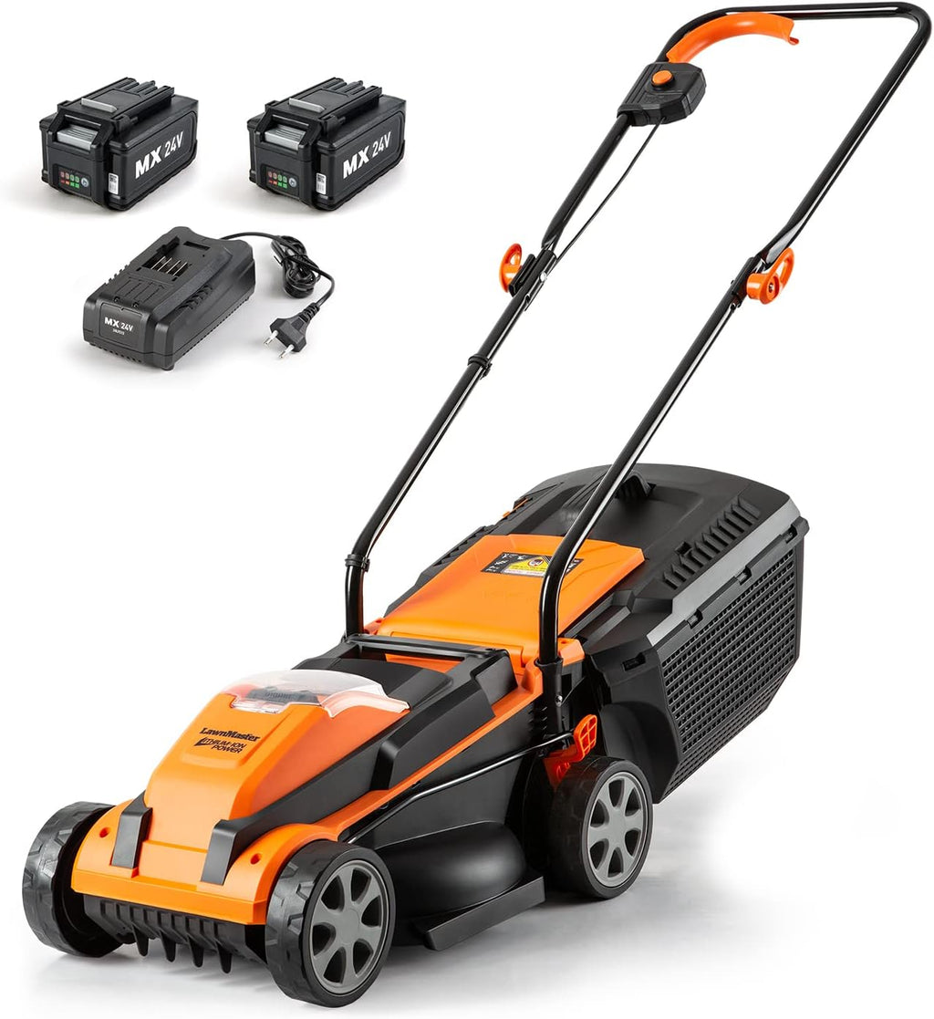 48V MAX Brushless Mower with 4.0Ah Battery and Dual Charger R52532