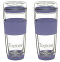 Double Wall Glass Tumbler with Lid N731