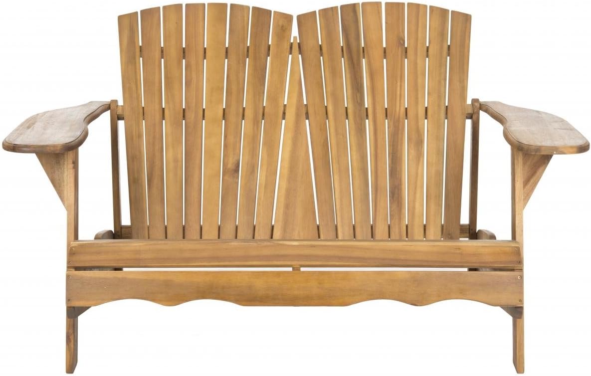 Natural Acacia Wood Bench C497