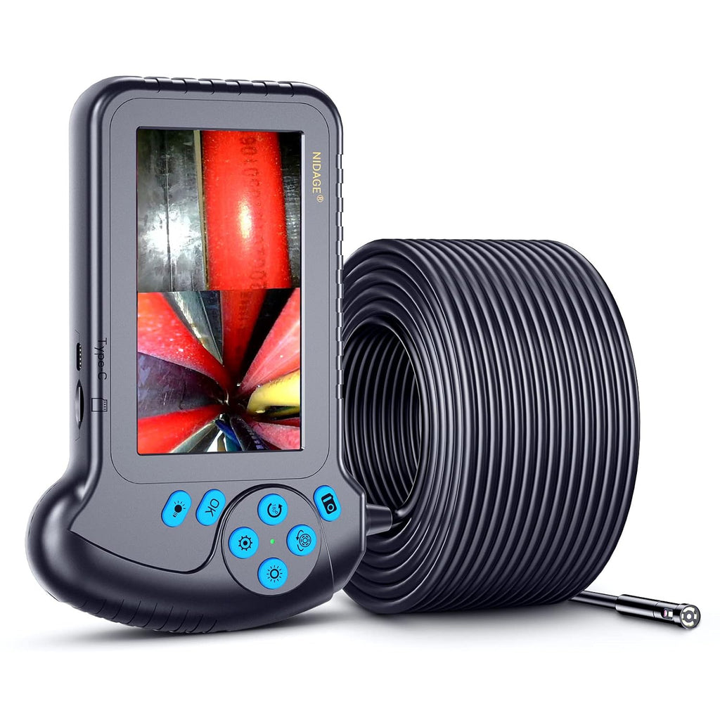 1080P Dual Lens Inspection Camera with 16.5FT Cable E91294