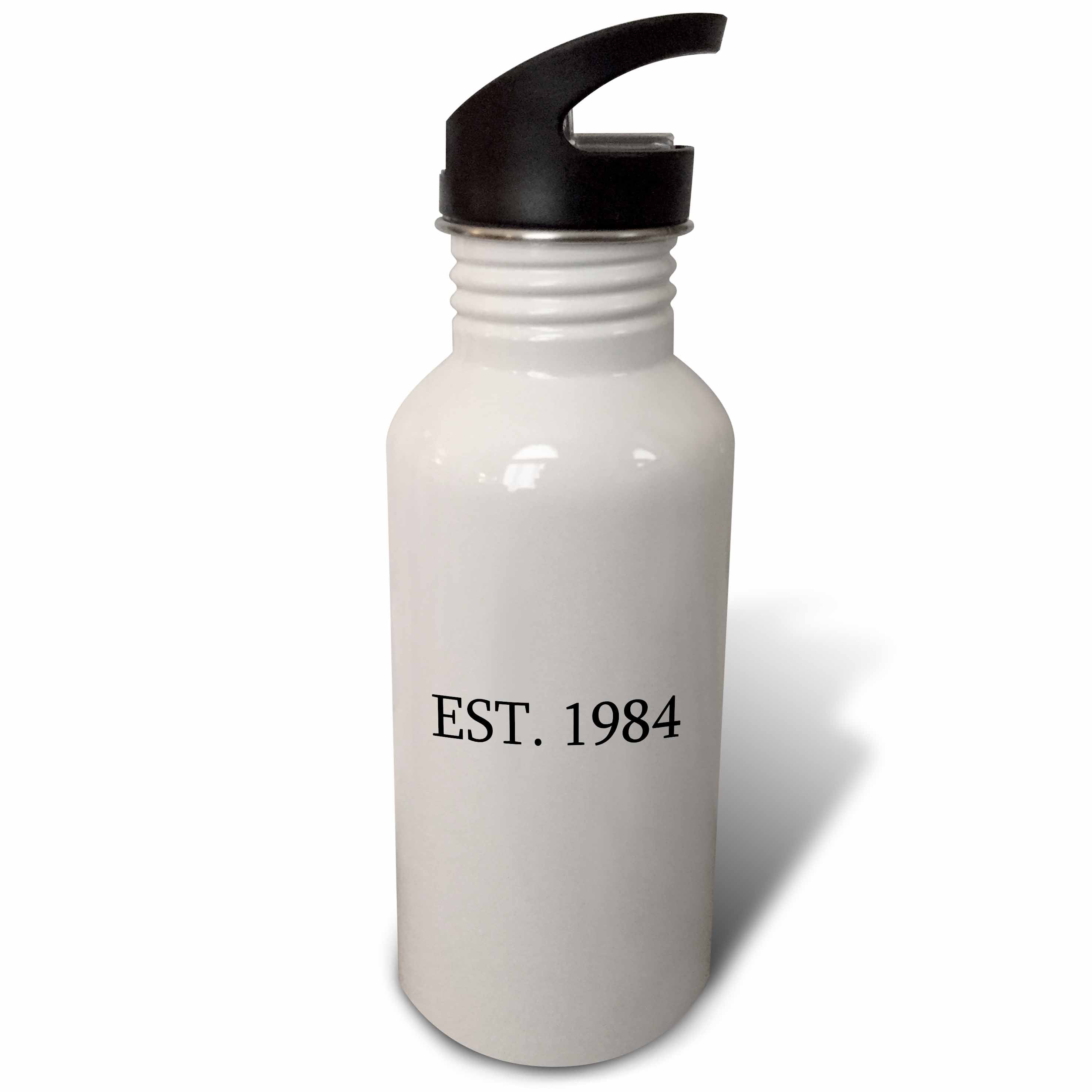 21 oz Black Sports Water Bottle I703