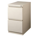 2 Drawer Vertical Mobile File Cabinet Putty H700