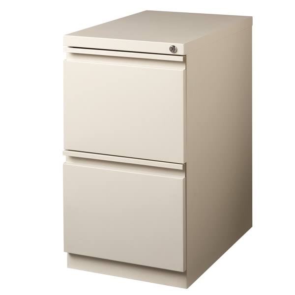 2 Drawer Vertical Mobile File Cabinet Putty H700