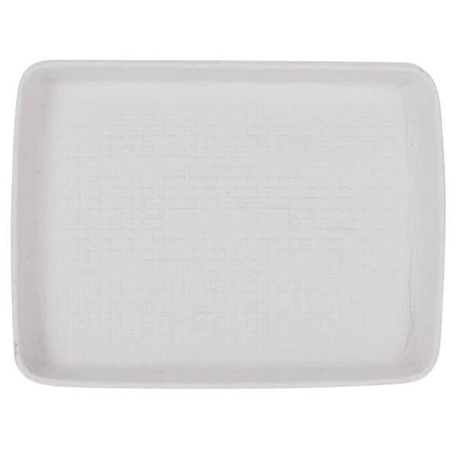 Beige Molded Fiber Rectangular Tray, Case of 250 G2523