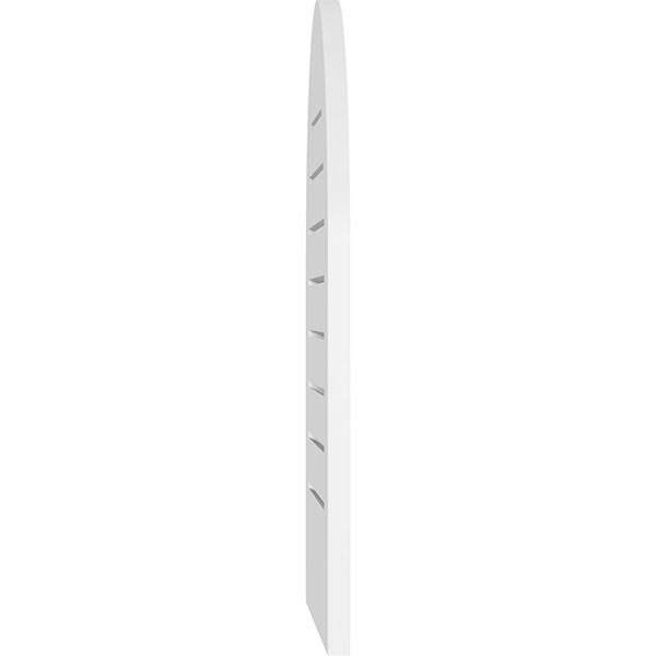 Round Top Surface Mount PVC Gable Vent D698