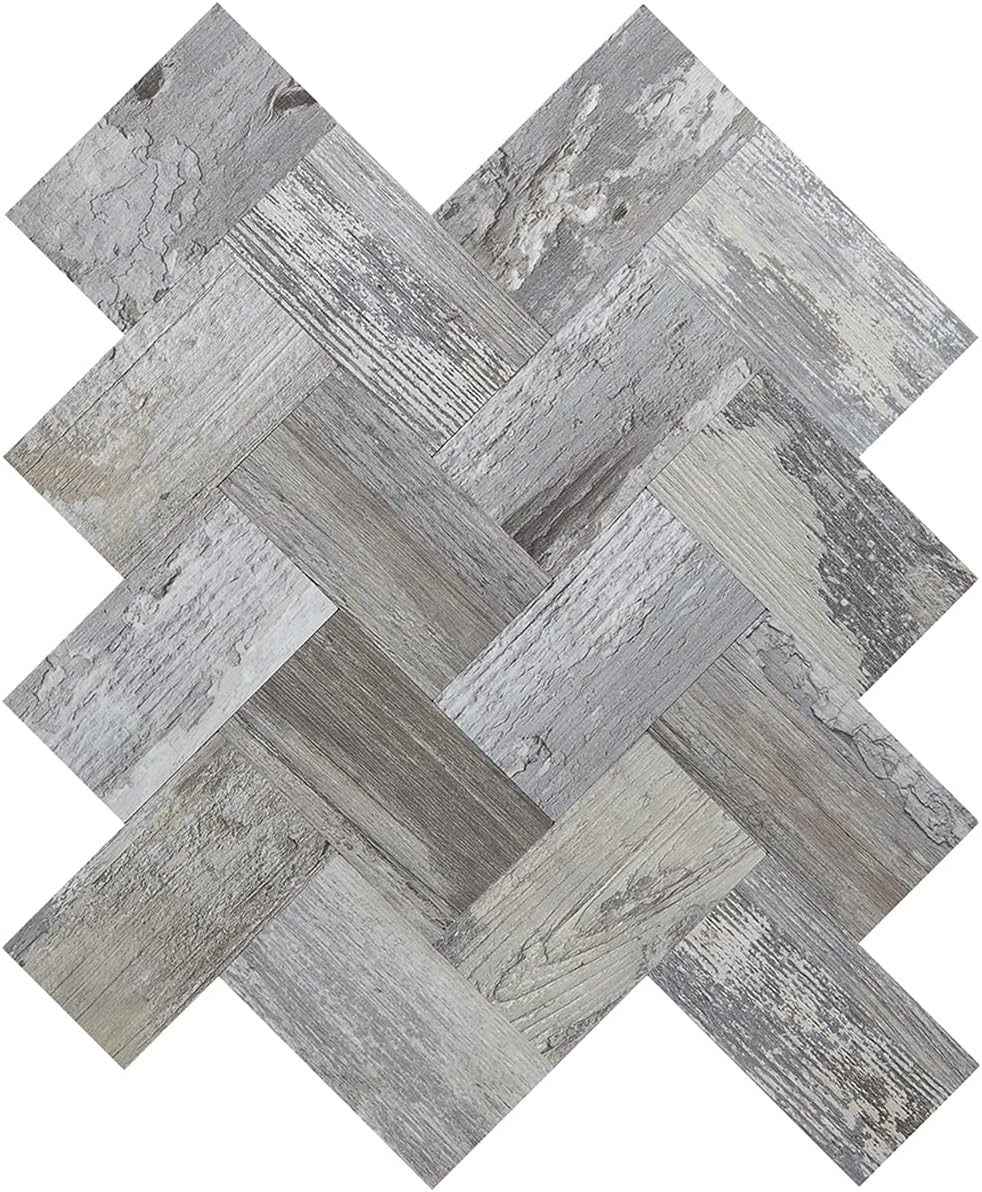 White Birch Peel and Stick Tile Backsplash (10 Sheets, PVC Composite) N305