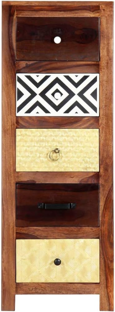 Solid Sheesham Wood Side Cabinet P327