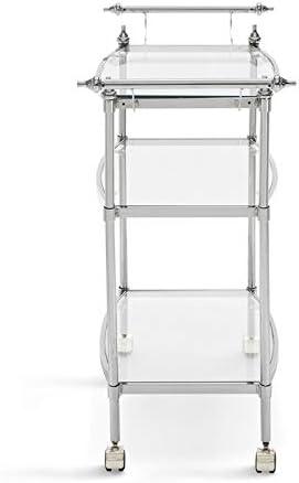 Metal Bar Cart in Chrome V31722