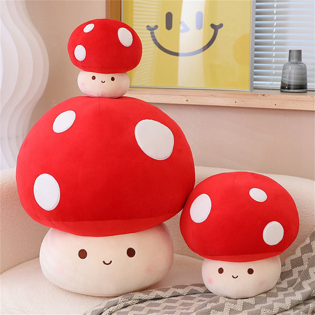 Cute Mushroom Plush Toy Stuffed Doll Pillow X89675