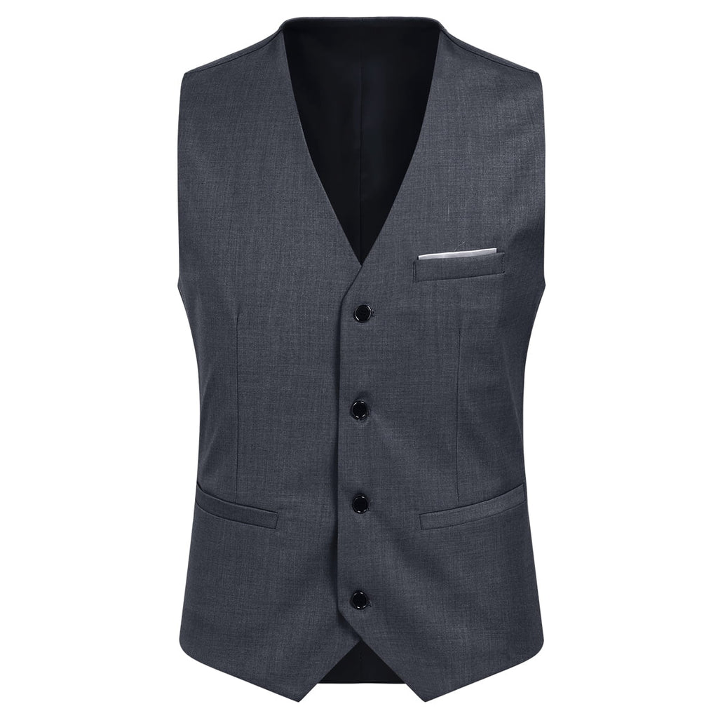 Mens Slim Fit 3 Piece Suit Blazer Waistcoat Trousers Y3087
