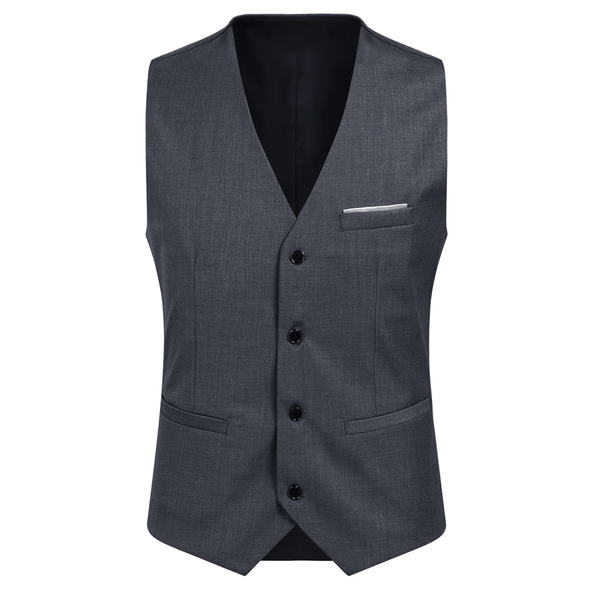Mens Slim Fit 3 Piece Suit Blazer Waistcoat Trousers Y3087