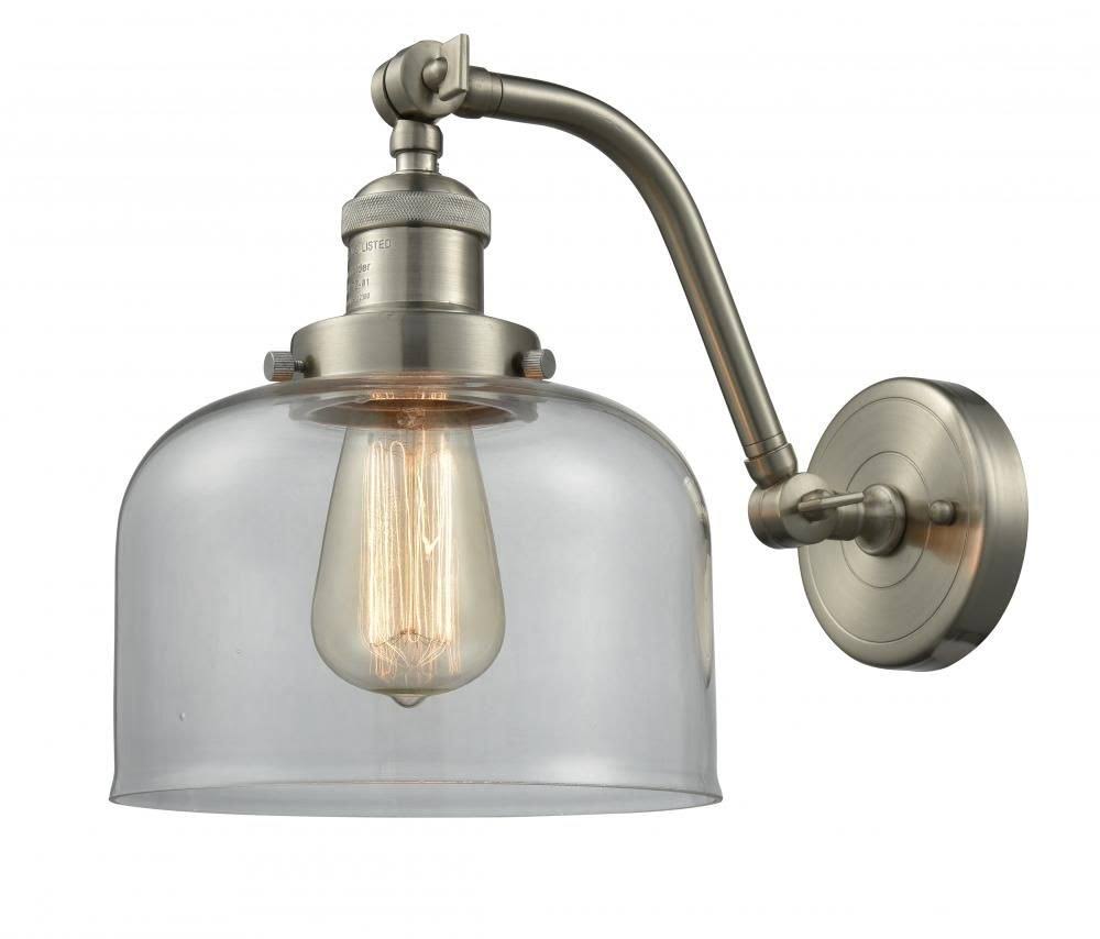Brushed Satin Nickel X-Large Bell 1 Light Sconce D771137