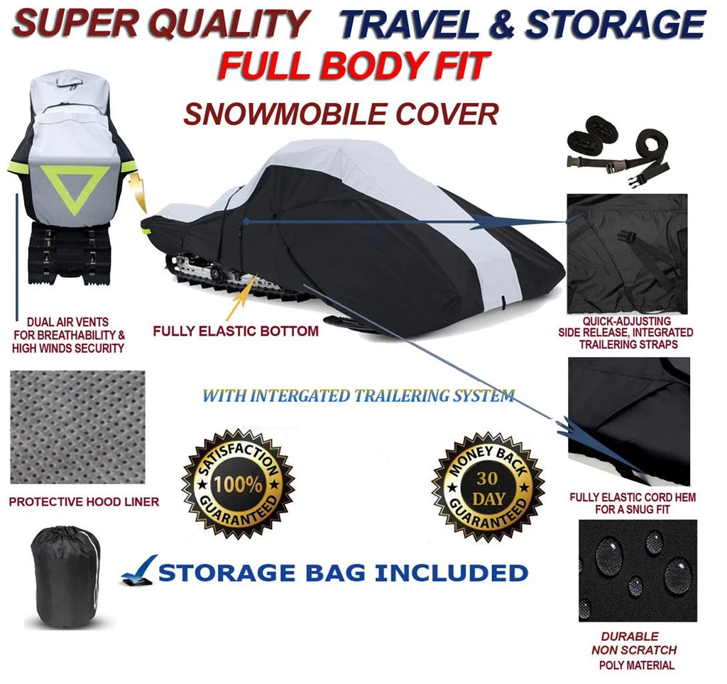 600 Denier Full Fit Snowmobile Travel and Storage Cover O375