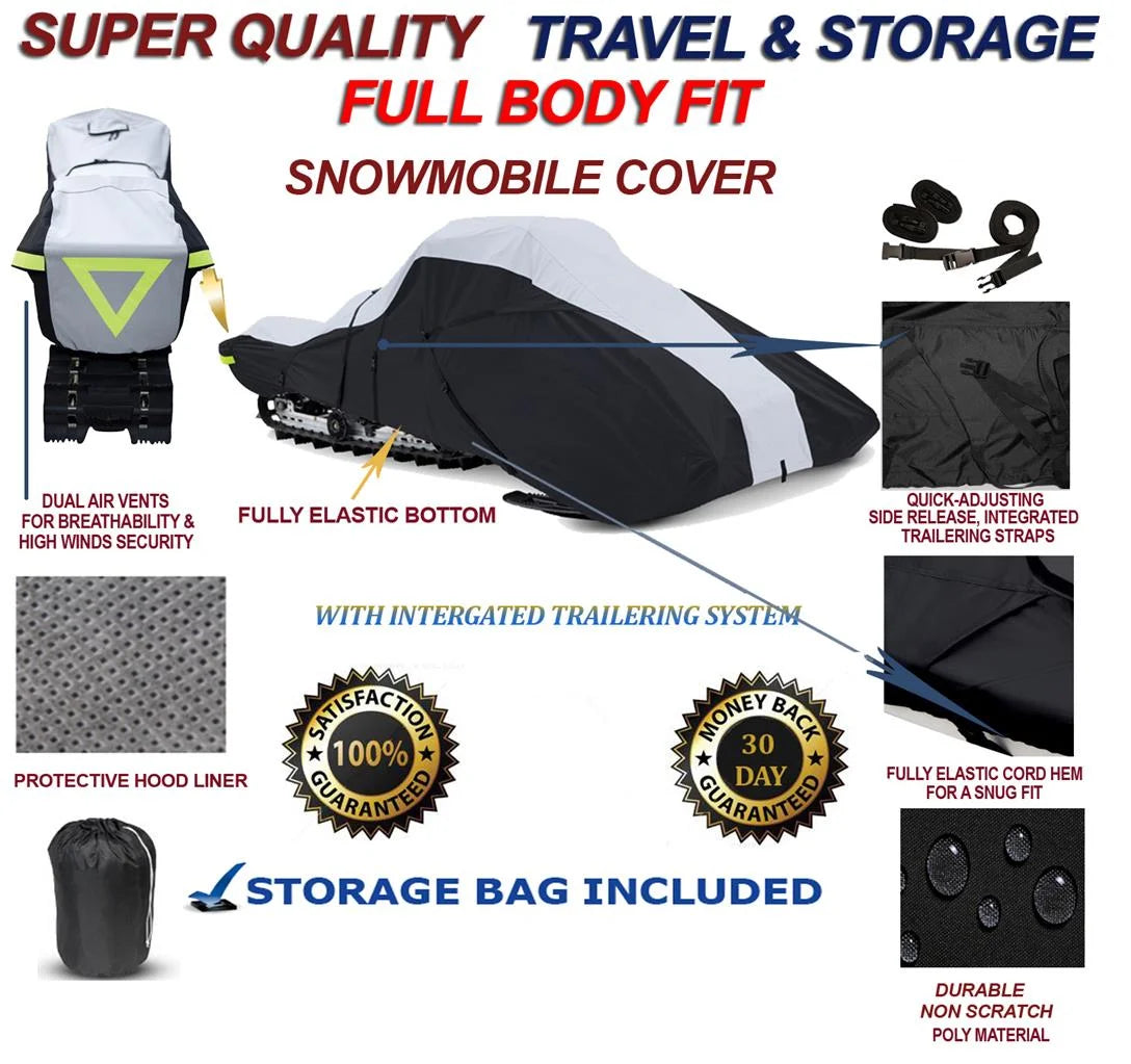 600 Denier Full Fit Snowmobile Travel and Storage Cover O375