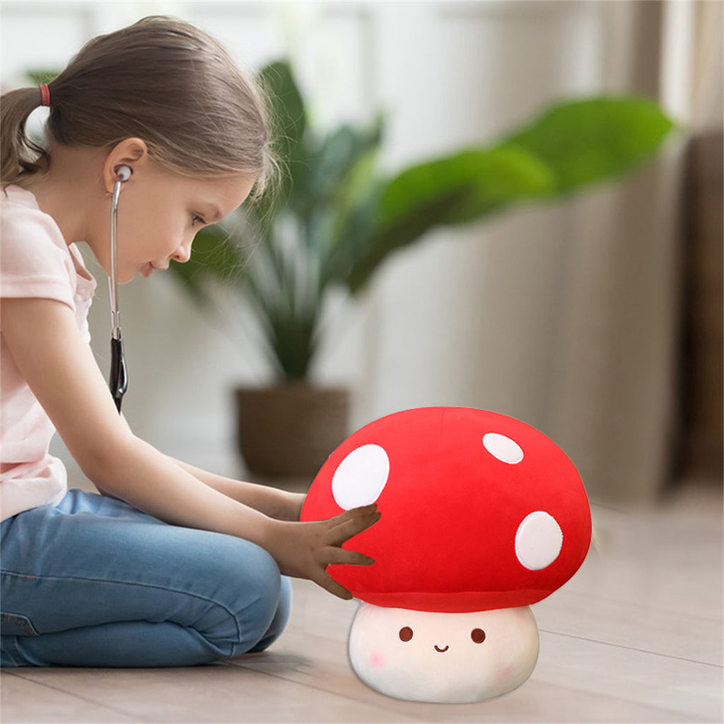 Cute Mushroom Plush Toy Stuffed Doll Pillow X89675