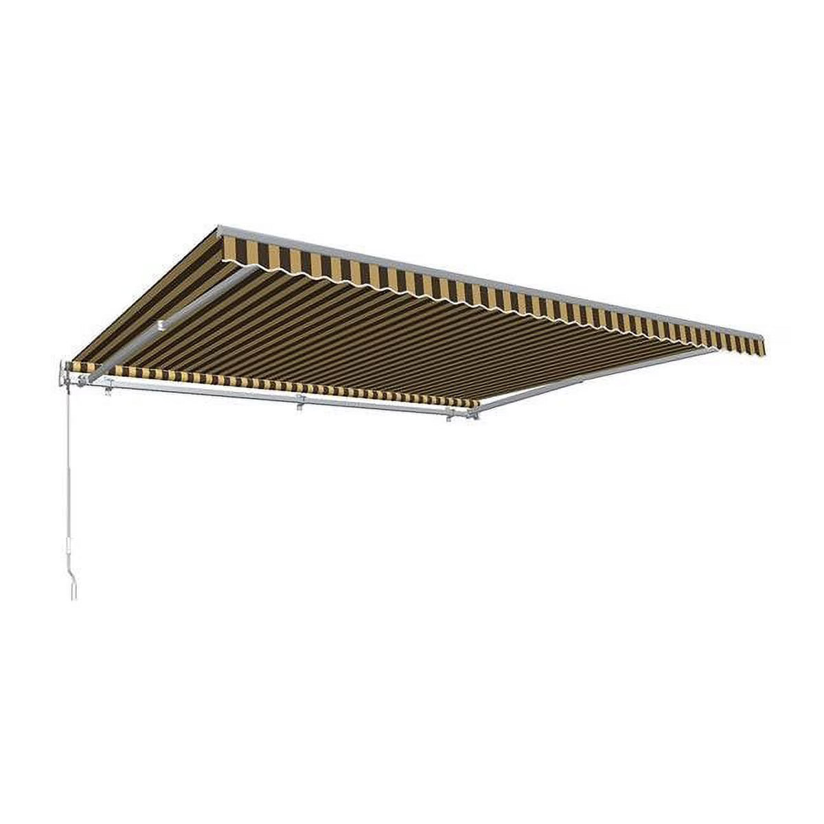18 ft. Brown & Tan Retractable Awning with Remote A539885