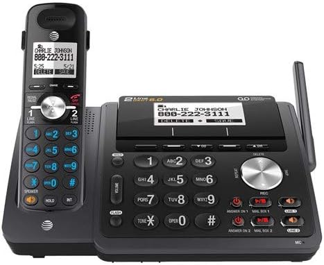 2-Line Expandable Cordless Phone with Answering System D113639