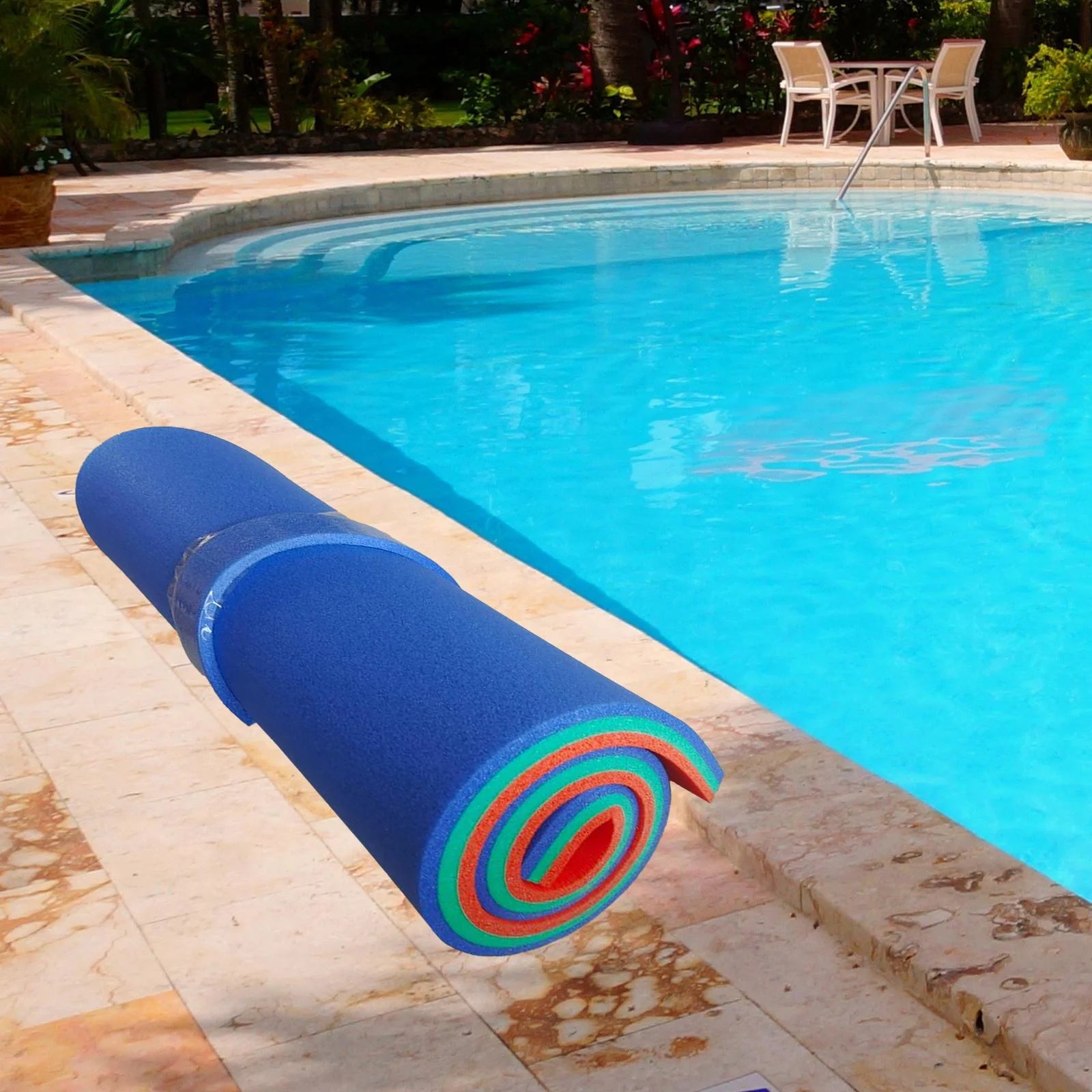 Blue Green Orange Floating Mat Pool Float L362