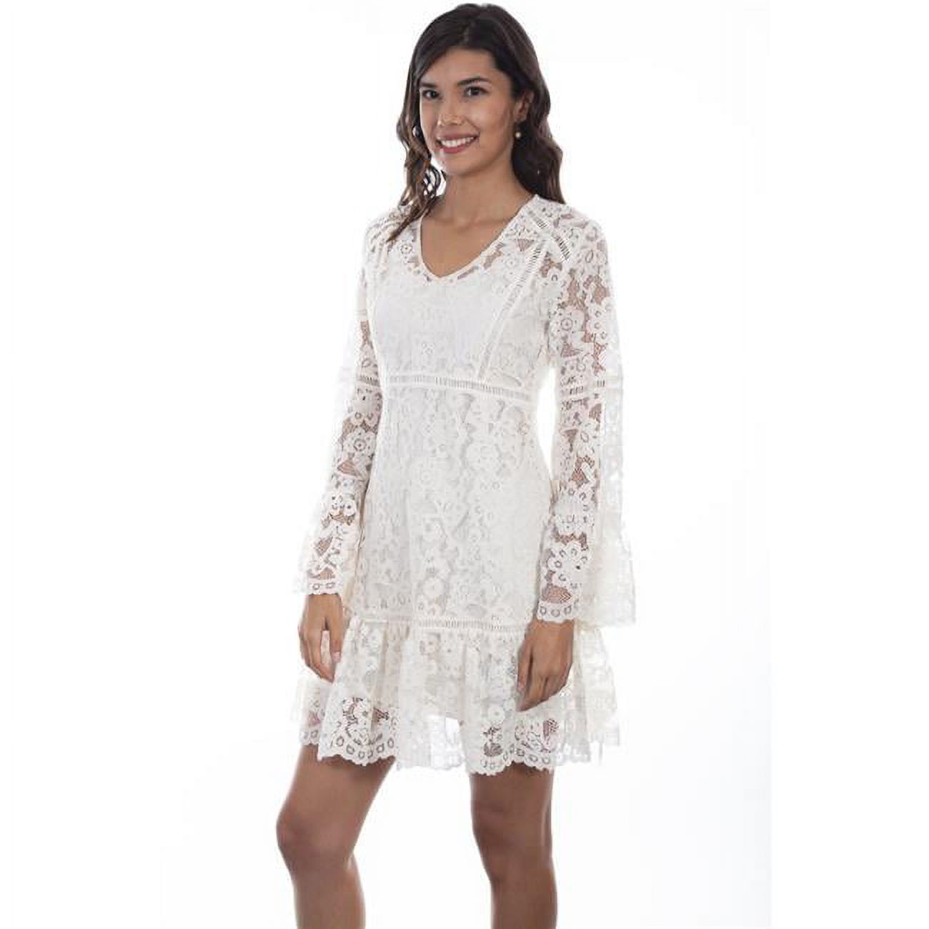 Ivory Lace Dress Y90791