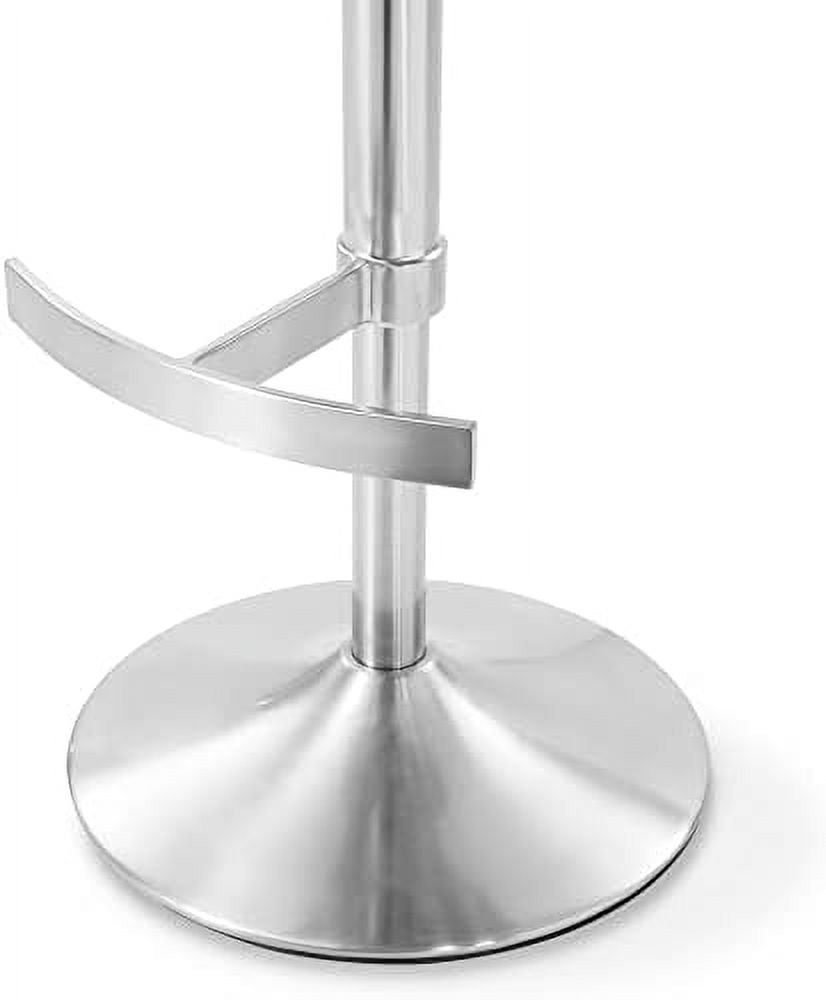 Modern Adjustable Height Swivel Stool in Slate Grey D3887