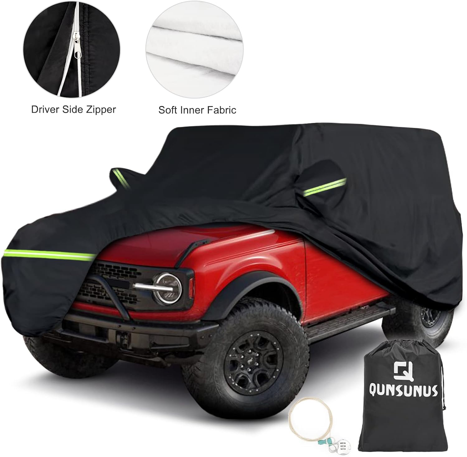6 Layer Waterproof Windproof SUV Car Cover C2864
